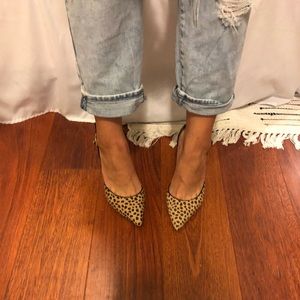 EXTREMELY cute cheetah slingback heels!